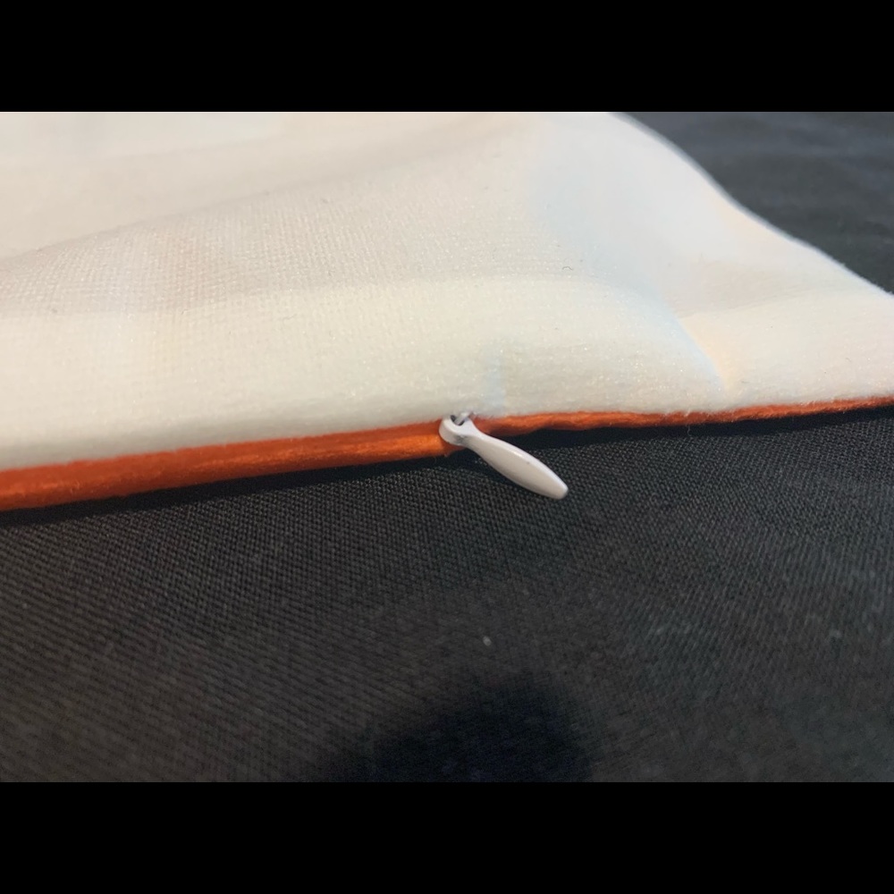 #homedecor 
Pumpkin Print Cushion Cover Without filler